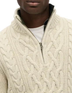 Jacob Cable Knit Half Zip