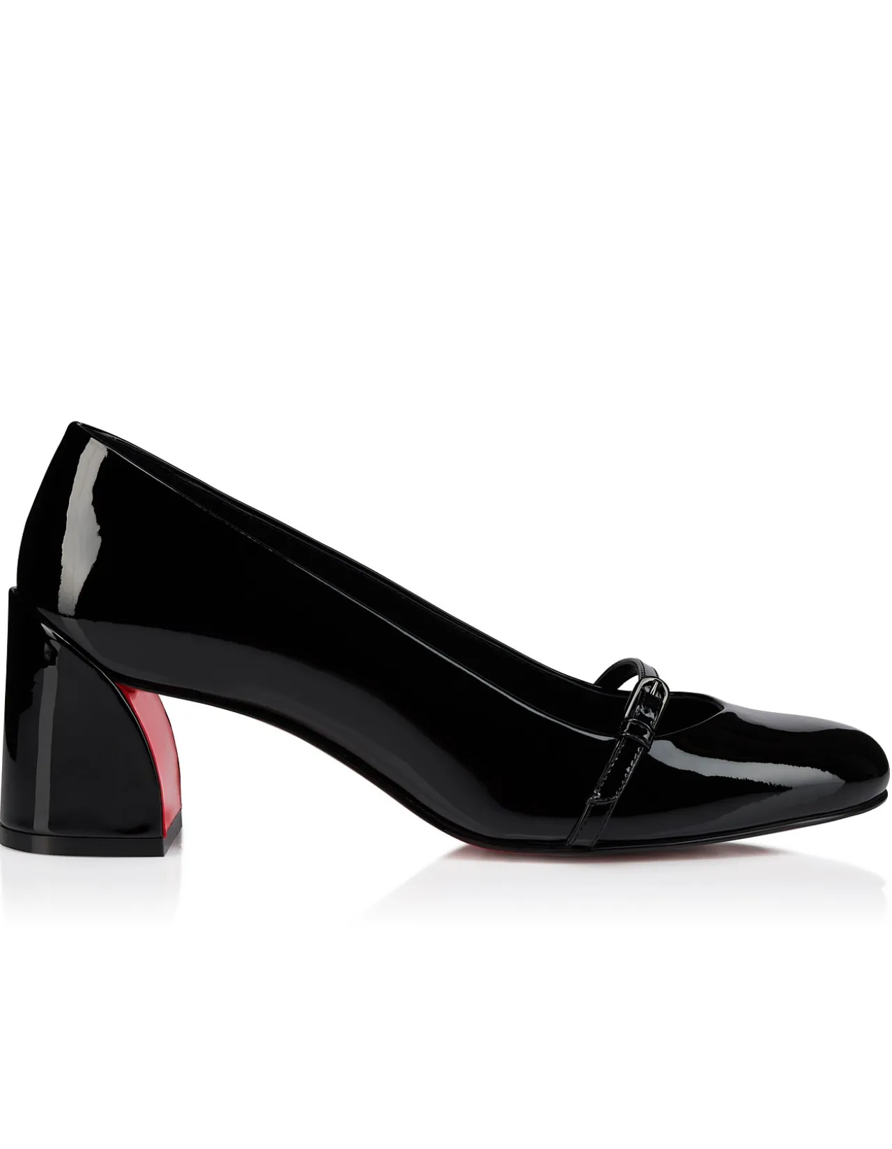 JANE NINA PUMP 55MM PATENT LINING BLACK