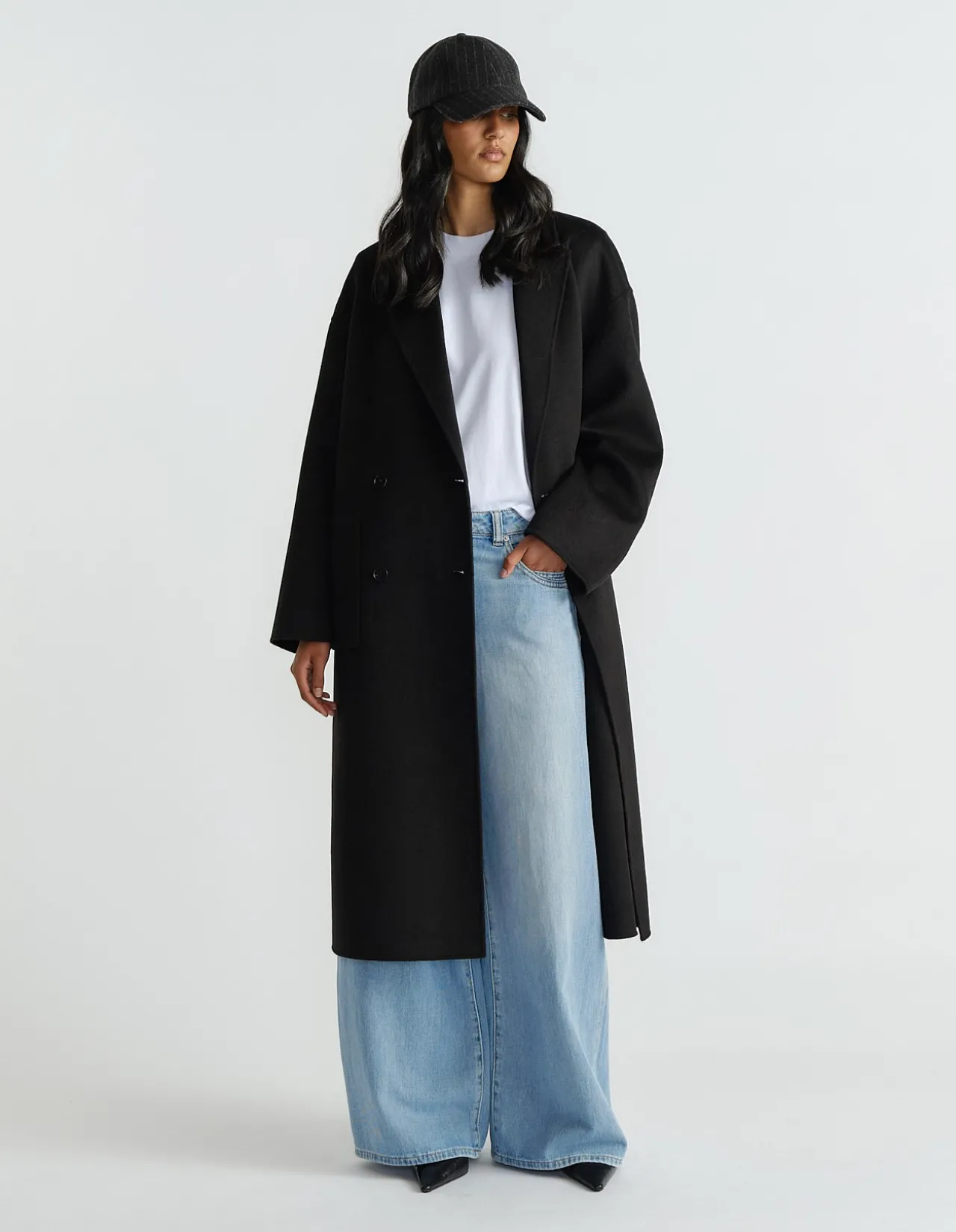 JANIE FELLED COAT