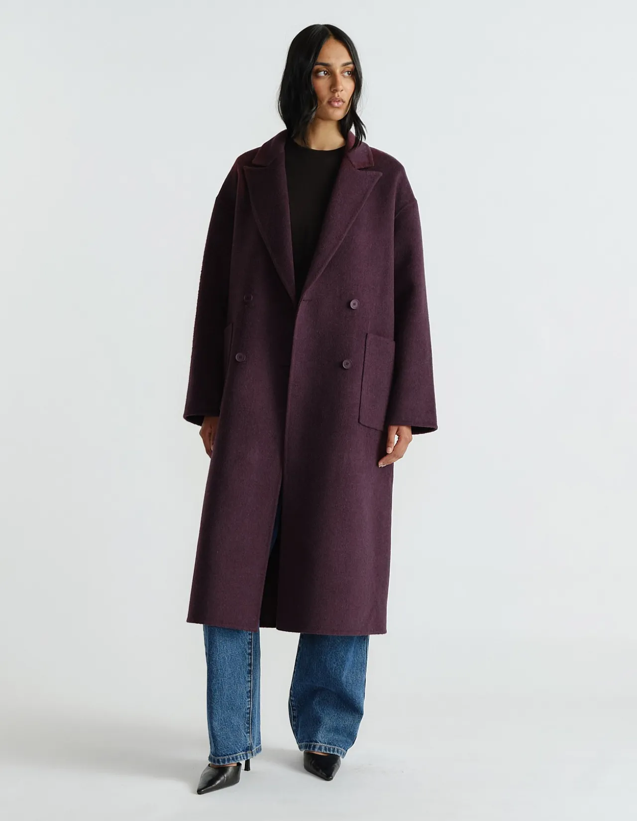 JANIE FELLED COAT
