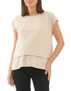 Jazmin Nursing Tee with Lift-Up Access