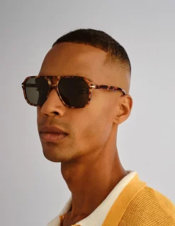 JENSEN TORT AVIATOR SUNGLASSES