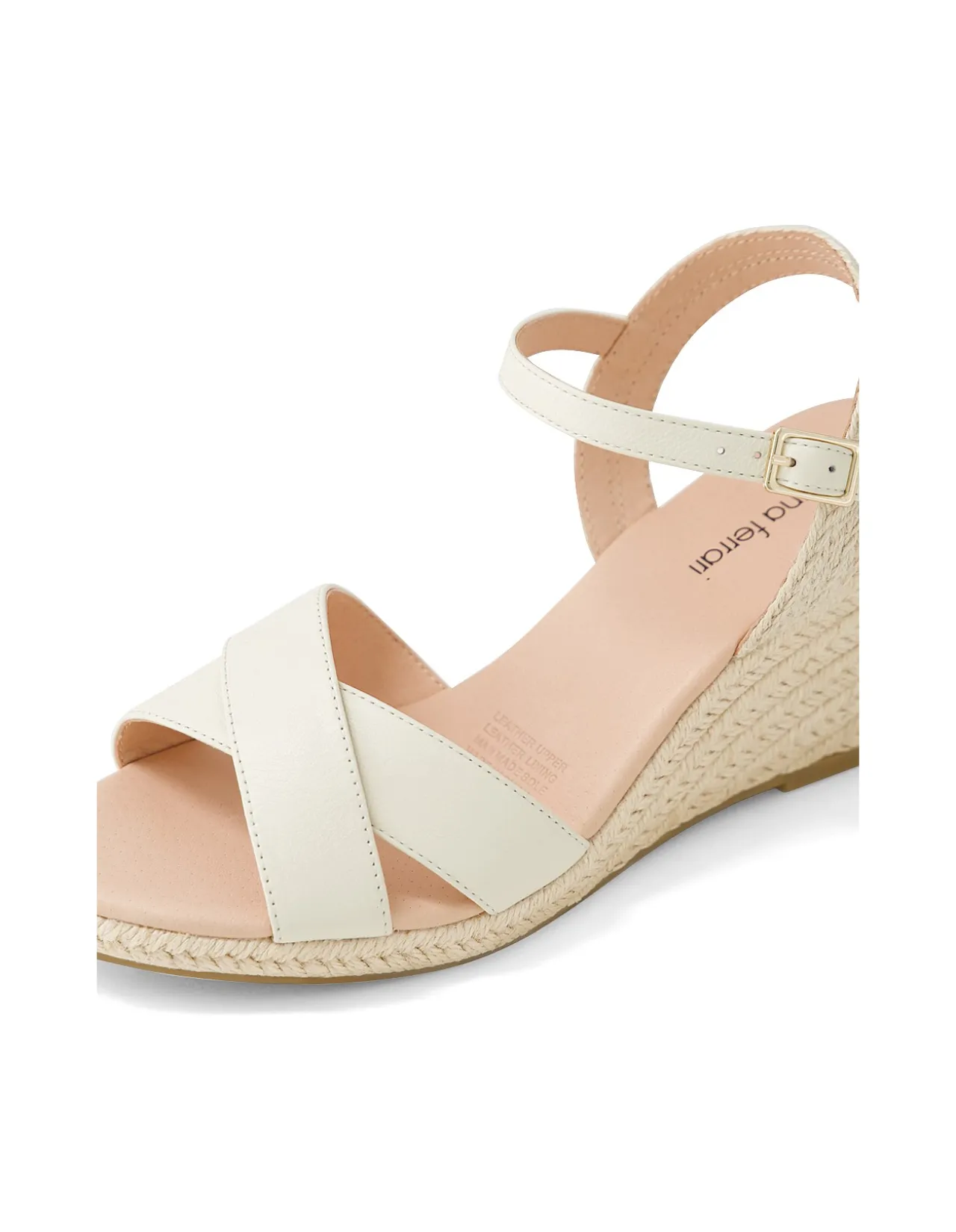 Jental 8cm Espadrille Wedge Sandals