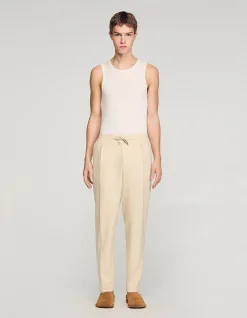 Jersey Pli Pants