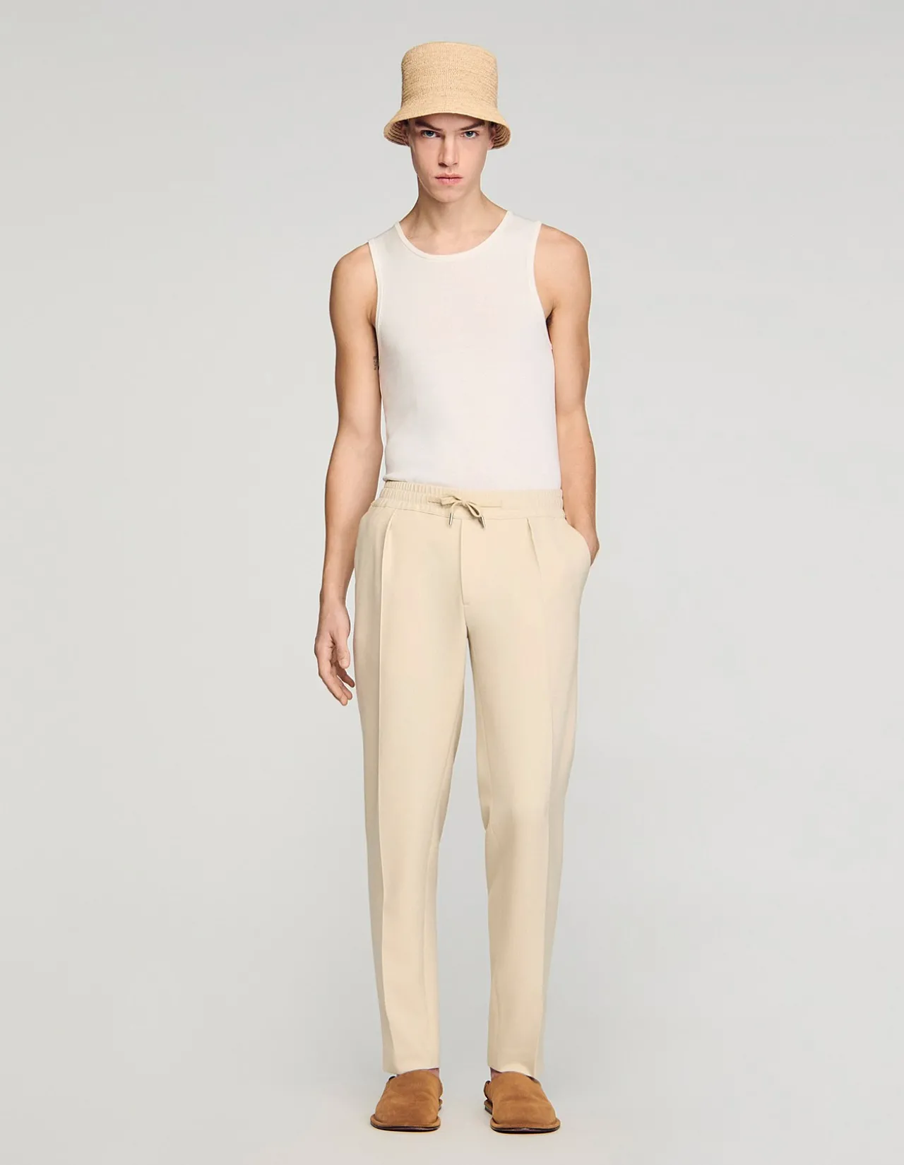 Jersey Pli Pants