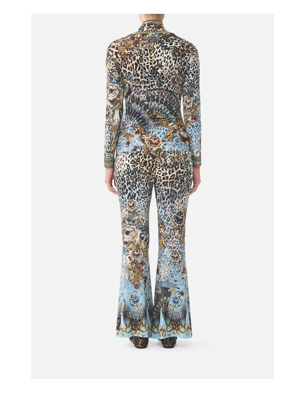 JERSEY FLARED PANT