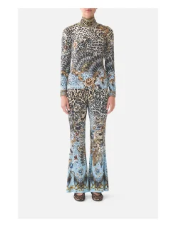 JERSEY FLARED PANT