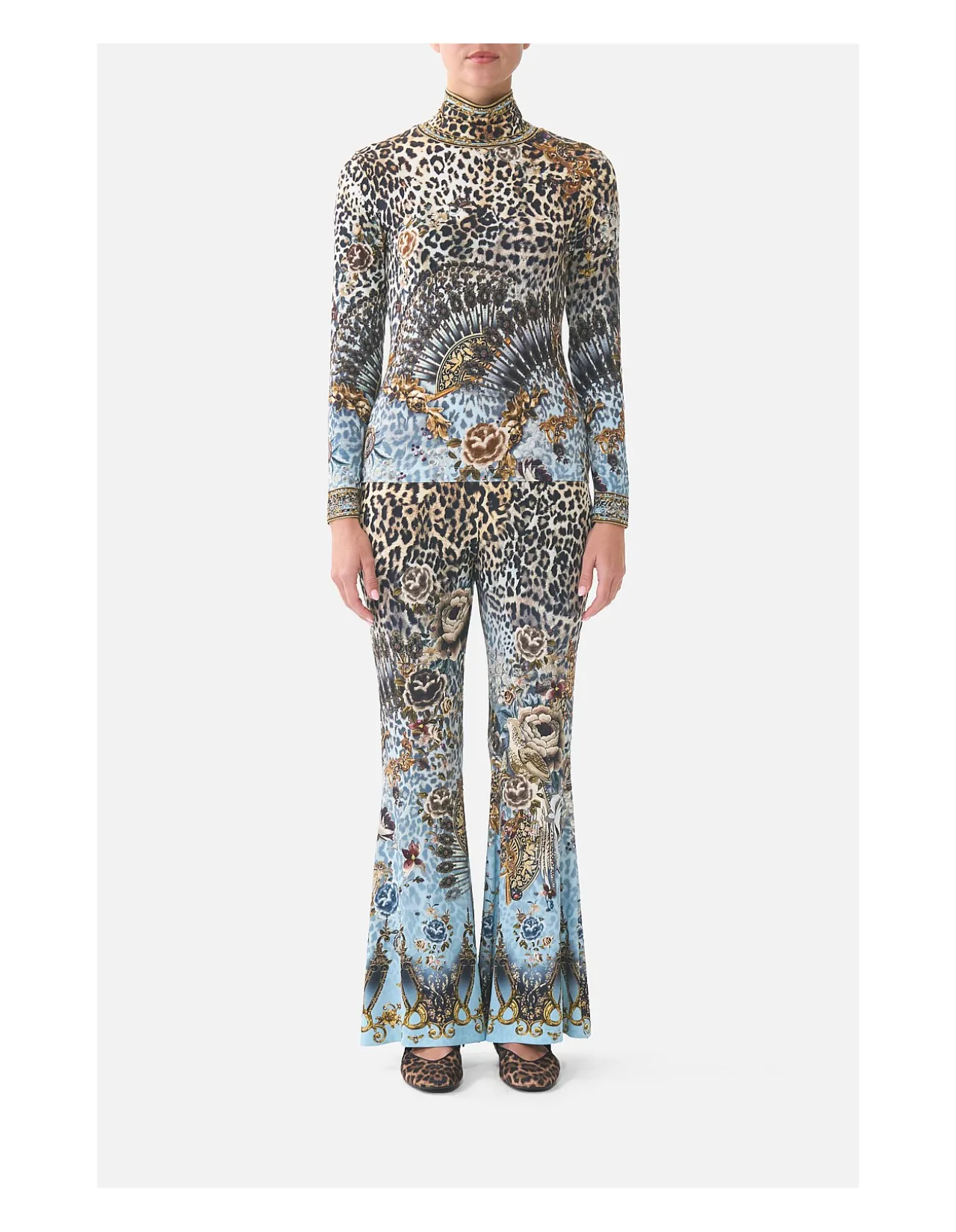 JERSEY FLARED PANT