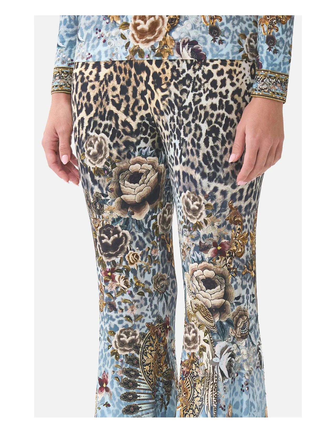 JERSEY FLARED PANT