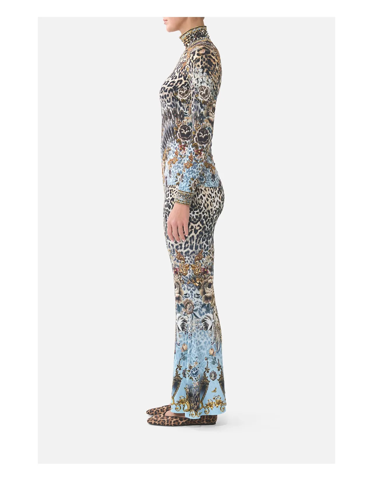 JERSEY FLARED PANT