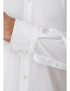 JERVIS WHITE OXFORD COTTON SHIRT