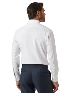JERVIS WHITE OXFORD COTTON SHIRT