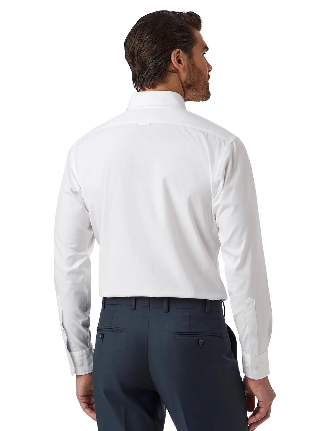 JERVIS WHITE OXFORD COTTON SHIRT