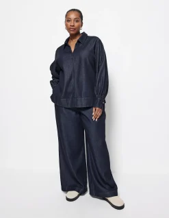 Jess Wide Leg Tencel Denim Jean