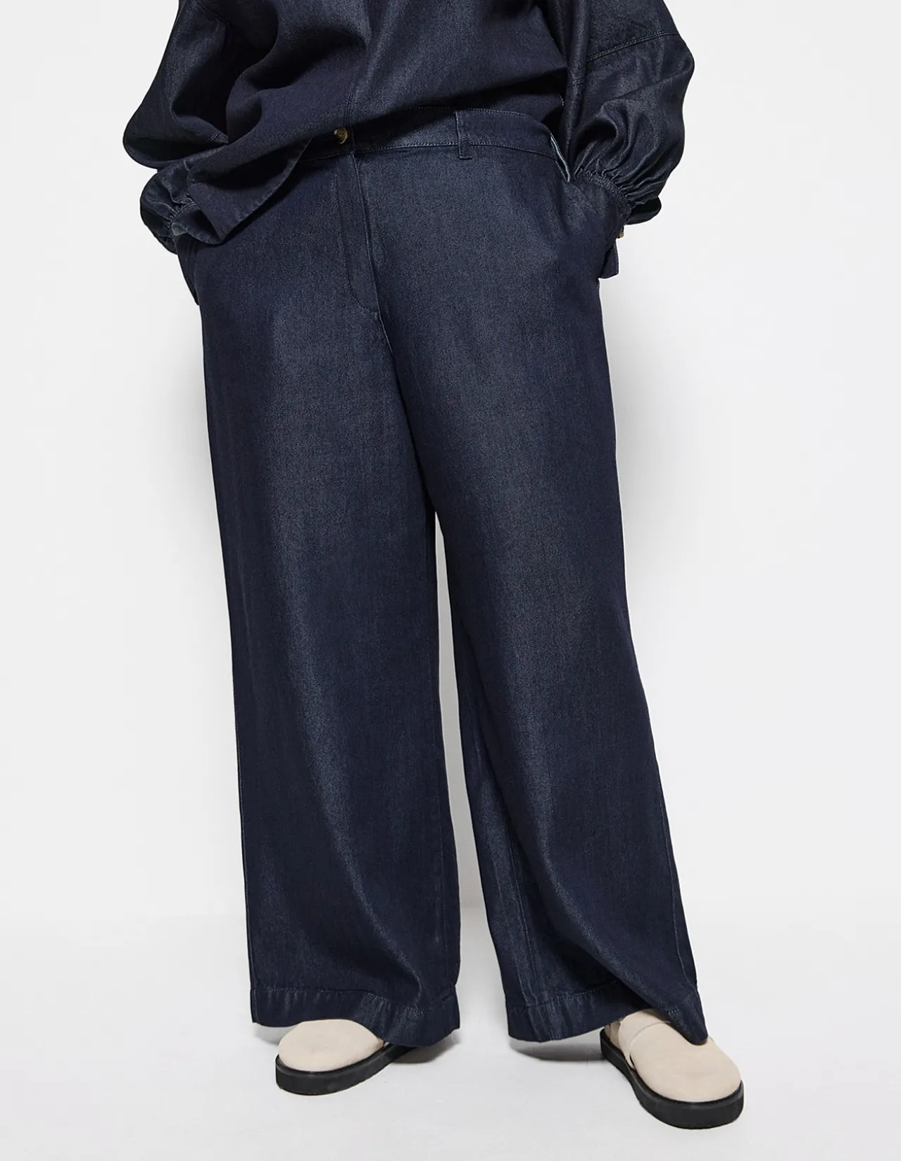 Jess Wide Leg Tencel Denim Jean