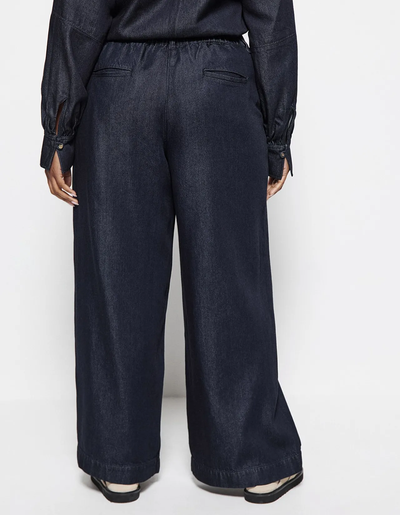 Jess Wide Leg Tencel Denim Jean