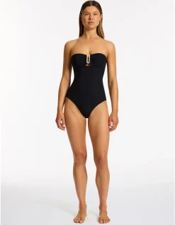 Jetset Bandeau One Piece Swimsuit