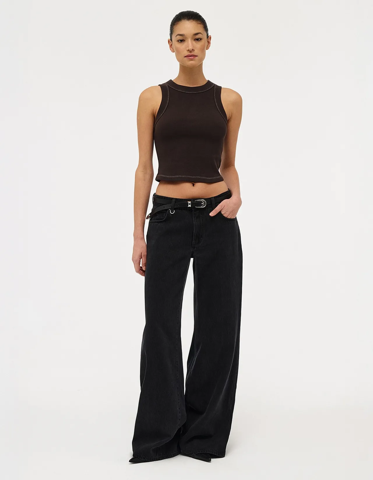 Jonesy Rib Cotton Singlet