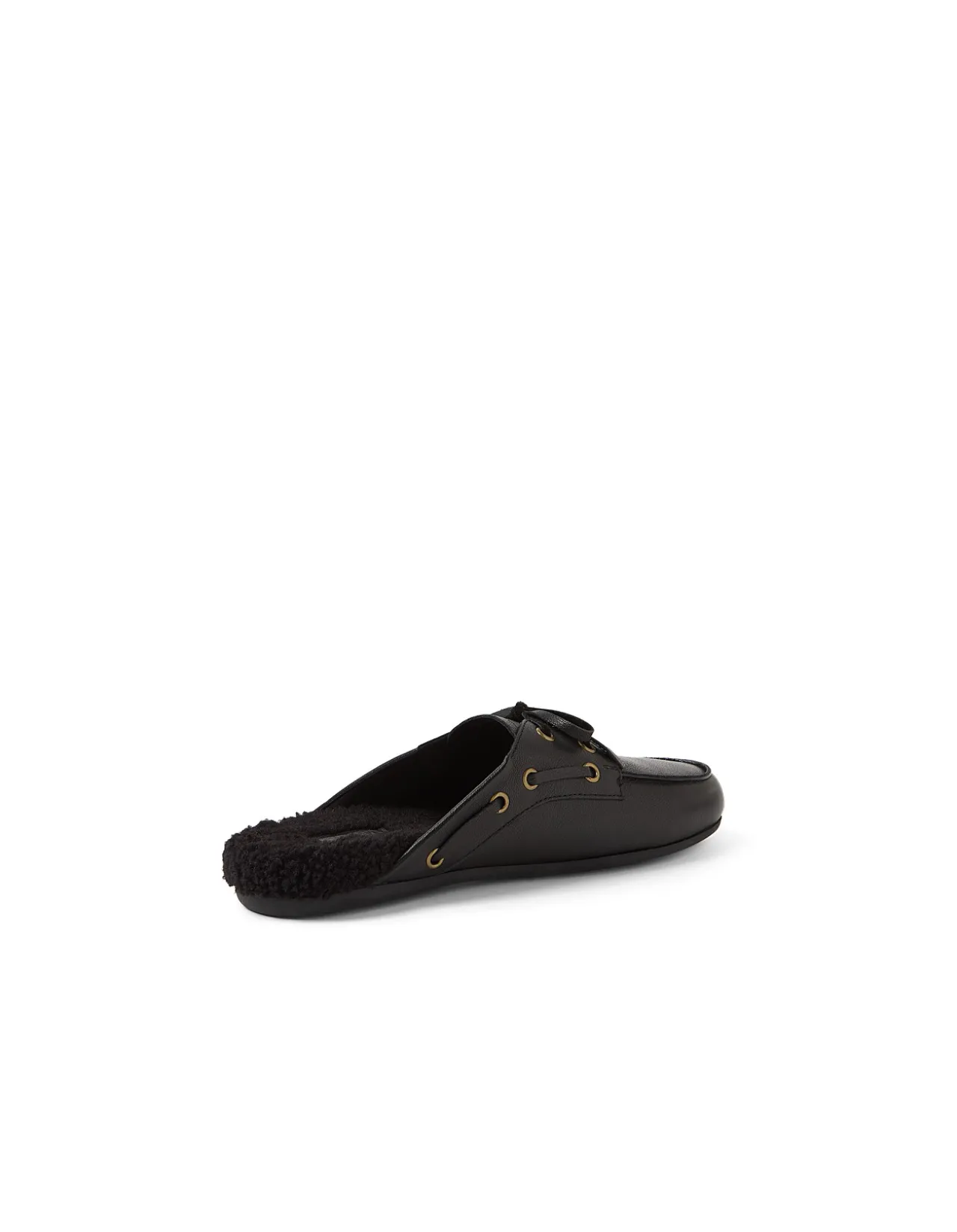 Joopita Shearling Lined Leather Mule Slippers