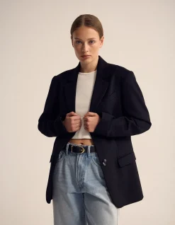 JORDAN WOOL BLEND OVERSIZED BLAZER
