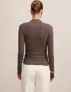 JOSETTE MOCK NECK LONG SLEEVES TOP
