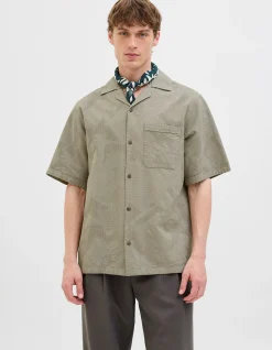 Jprbluluke Jacquard Resort Short Sleeve Shirt