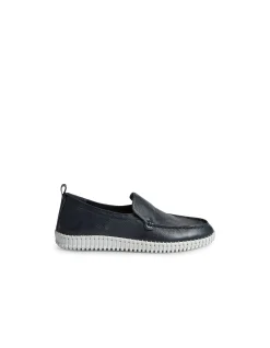 Juen Iconic Leather Flat Loafer