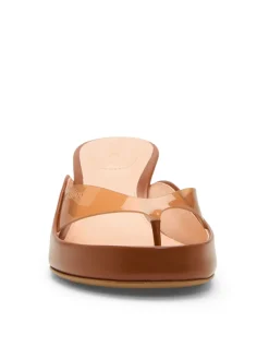 Junie Transparent Thong Kitten Heel Sandals