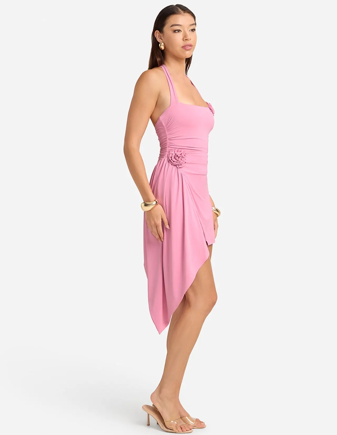 JUSTINA SQUARE NECK MINI DRESS