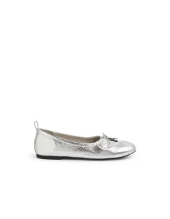 JUULIET MO SILVER CRACKLE LEATHER