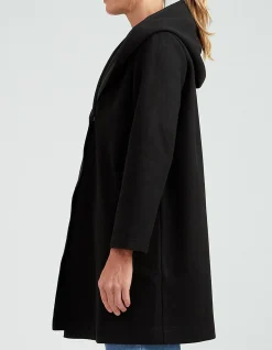 Kai Relaxed Hooded Knee Length Jacket