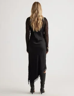 KARLA LACE MIDI DRESS