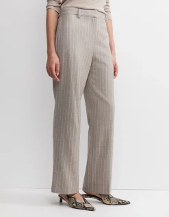 KATE WIDE LEG PINSTRIPE DRESS