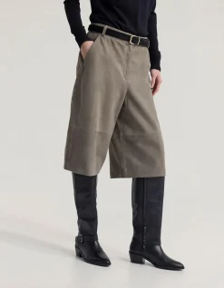 KIERA SUEDE BERMUDA SHORTS