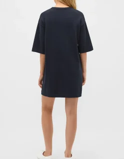 KNITTED RELAXED TEE DRESS