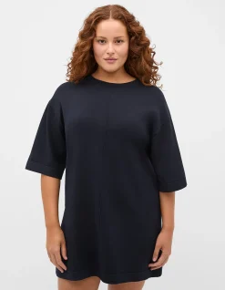 KNITTED RELAXED TEE DRESS