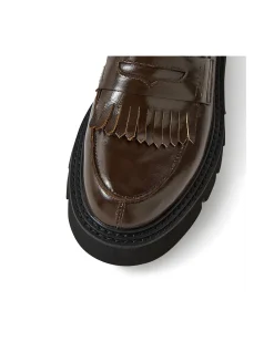 Koast Fringe Detail Chunky Sole Loafers