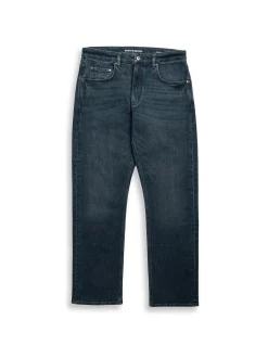 Kurow Relaxed Fit Mid Blue Italian Denim Jeans