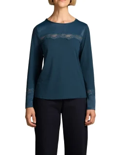 Lace Insert T-Shirt