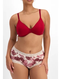 LACETAILS VISCOSE BAMBOO PRINT FULL BRIEF