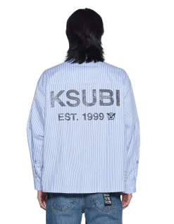 Lanley Long Sleeve Shirt Ocean Stripe