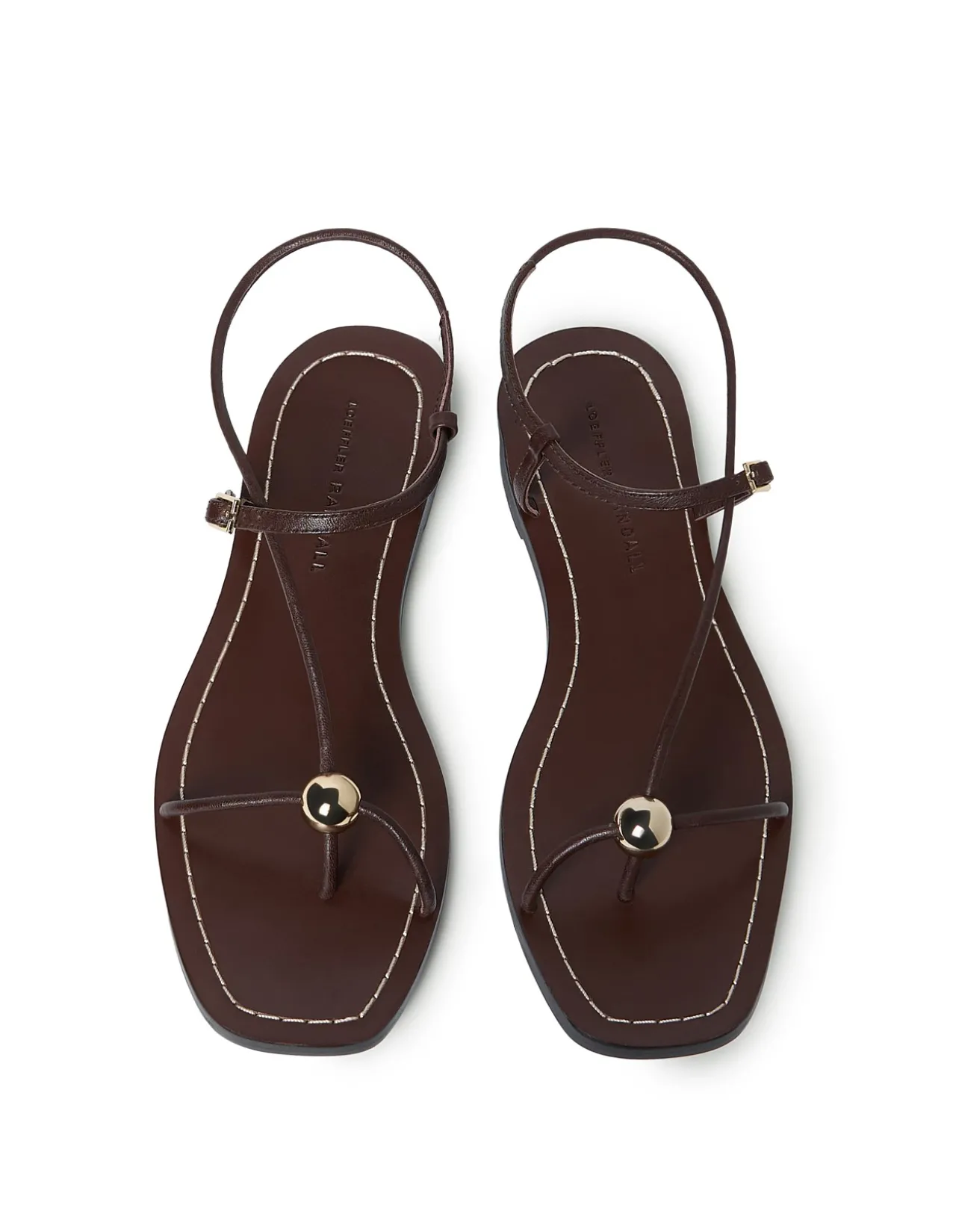 LARA STRAPPY FLAT SANDAL WITH BALL