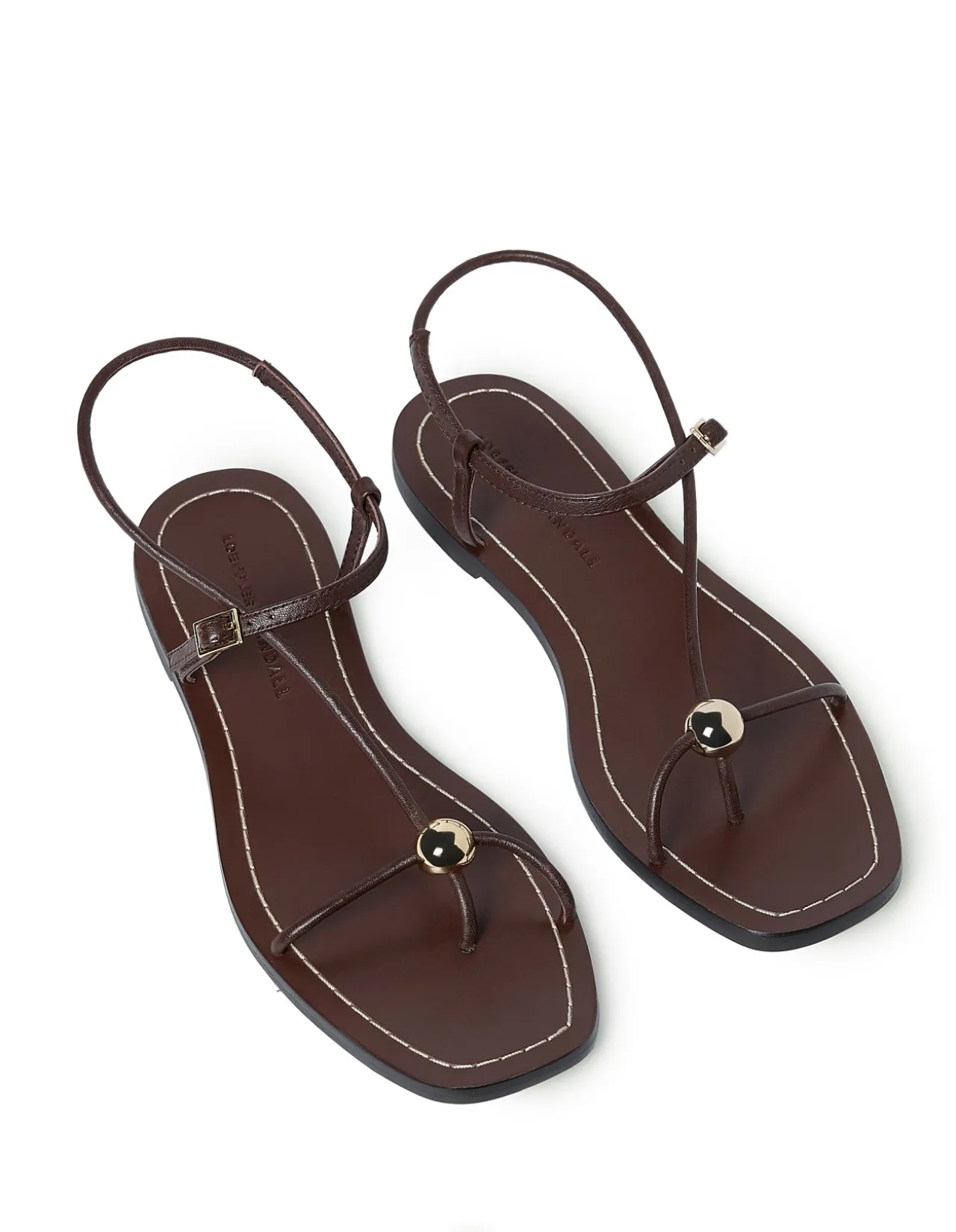 LARA STRAPPY FLAT SANDAL WITH BALL