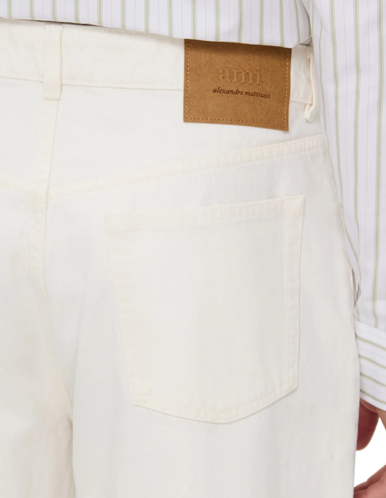 Large Fit Wide Leg Denim Jeans
