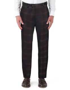 Large Check Suit Trouser
