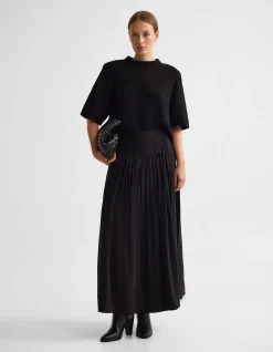 LEETA WOOL KNITTED T SHIRT