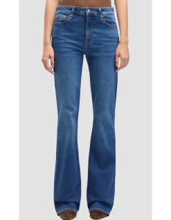 Leggy Bootcut Mid Rise Sculpting Denim Jeans