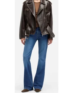 Leggy Bootcut Mid Rise Sculpting Denim Jeans