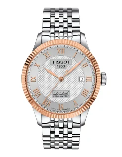 LE LOCLE 18K GOLD BEZEL AUTOMATIC COSC T9324084103300 WATCH