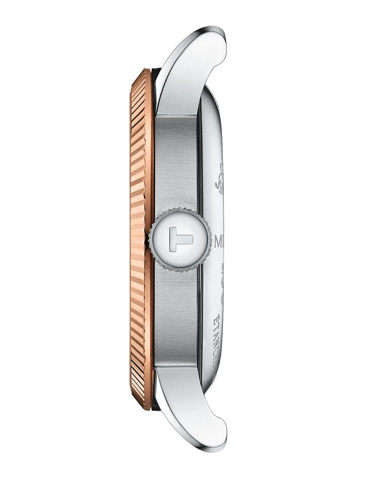 LE LOCLE 18K GOLD BEZEL AUTOMATIC COSC T9324084103300 WATCH